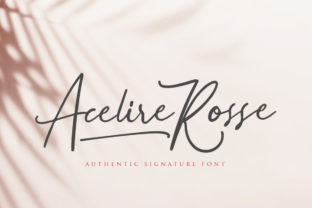 Acelire Rosse: A Handwritten Font for Authentic Branding