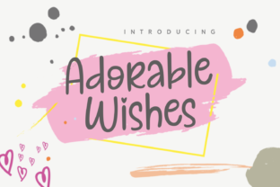 Adorable Wishes: A Charming Handwritten Font for Web Design
