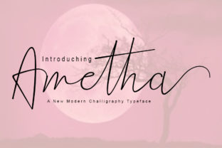 Ametha: A Modern Handwritten Font for Editorial Design