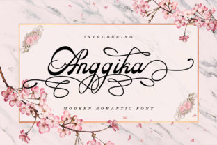 Anggika: A Romantic Handwritten Typeface for Editorial Design