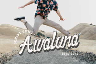 Awaluna: A Bold Handwritten Font for Crafters