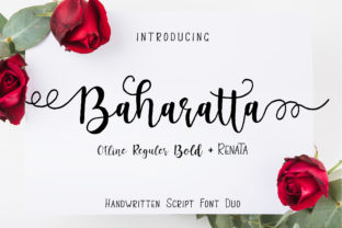 Baharatta: A Bold Handwritten Font for Your Brand