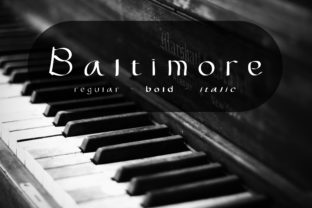 Baltimore: A Handwritten Font for Authentic Branding