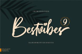 Bestvibes: A Bold Handwritten Font for Editorial Design