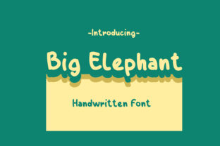 Big Elephant: A Bold Handwritten Font for Branding
