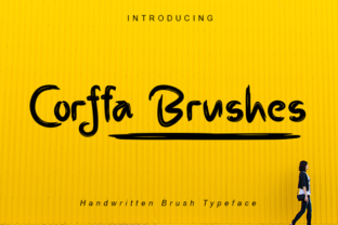 Corffa Brushes: A Modern Handwritten Typeface for Editors