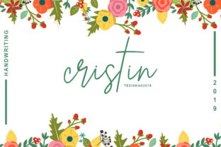 Cristin: A Bold Handwritten Font for Spring Branding