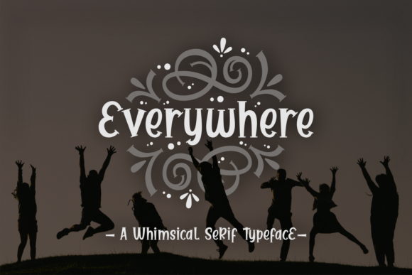 Everywhere: A Whimsical Handwritten Font for Branding