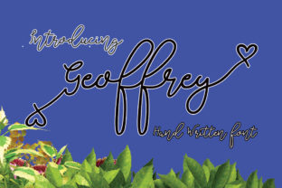 Geoffrey: A Comic Script Font for Campaigns