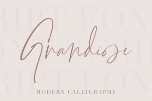 Grandiose: The Bold Handwritten Font for Campaigns
