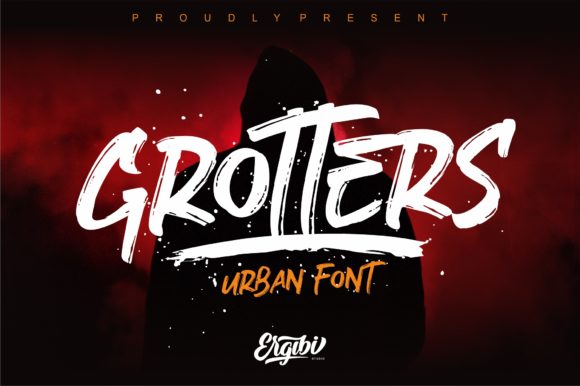Grotters: A Bold Brush Font for Modern Brands