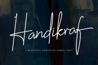 Handikraf: The Signature Script Font for Marketers