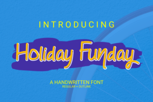 Holiday Funday Font for Web Design