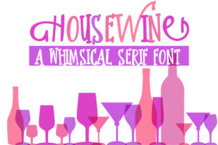 Housewine: A Whimsical Serif Font for Campaigns