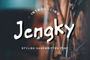 Jengky: A Playful Handwritten Font for Crafters