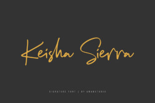 Keisha Sierra: A Handwritten Font for Digital Charm