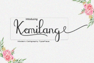 Kemilang: A Romantic Script Font for Web Design