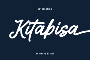 Kitabisa: A Bold Handwritten Font for Your Brand