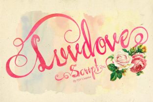 Luvdove: A Romantic Handwritten Font for Branding