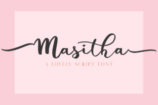 Masitha: A Delicate Handwritten Font for Editorial Design
