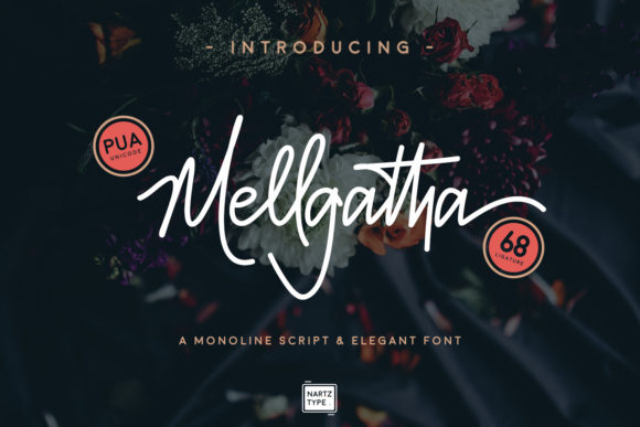 Mellgatha: A Stunning Handwritten Font for Marketers