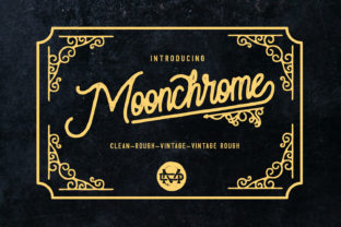 Moonchrome: A Bold Handwritten Font for Small Business Branding