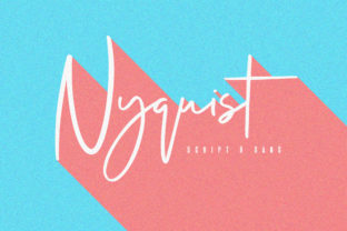 Nyquist Duo: A Summery Script Font for Editorial Design