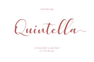 Quintella: A Charming Handwritten Font for Brand Identity