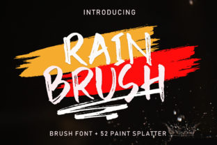 Rain Brush: A Bold Script Font for Campaigns
