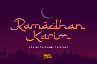 Ramadhan Karim: A Bold Script Font for Branding