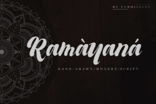 Ramayana: A Bold Handwritten Font for Web Design