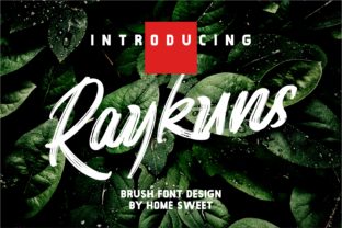 Raykuns: A Bold Handwritten Font for Urban Campaigns