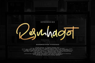Resmhagot: A Handwritten Font for Your Brand
