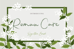 Roman Care: A Bold Handwritten Font for Crafters