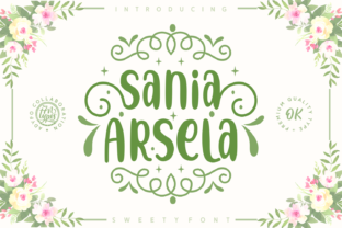 Sania Arsela: A Whimsical Handwritten Font for Web Design