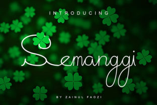 Semanggi: A Charming Handwritten Font for Editorial Design