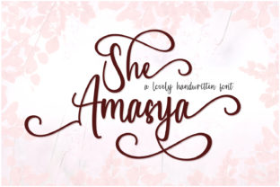 She Amasya: A Bold Script Font for Campaigns