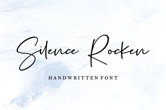 Silence Rocken: A Handwritten Font for Makers