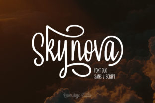 Skynova Duo: The Playful Script Font for Bold Campaigns