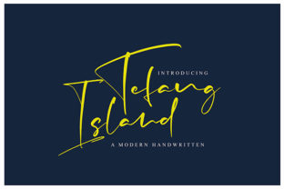 Tefang Island: A Cool Handwritten Font for Crafters