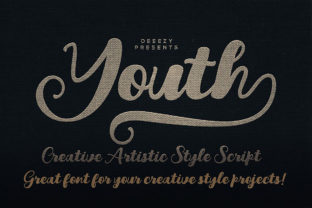 Youth Font: A Handwritten Typeface for Crafters
